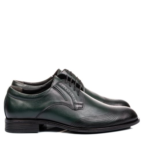 Pantofi verzi piele naturala 2ve313