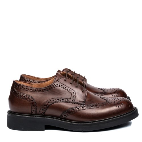 Pantofi maro piele naturala 4ve151