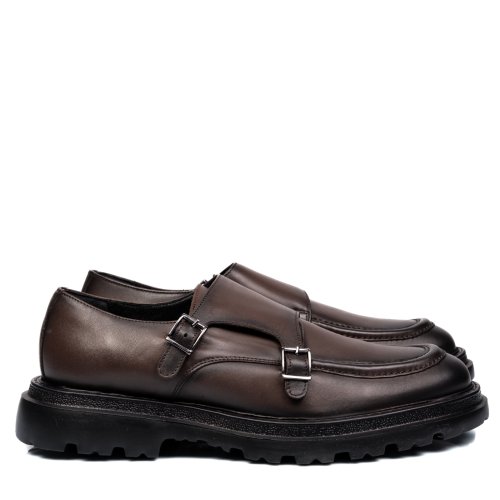 Pantofi maro inchis piele naturala 4ve77