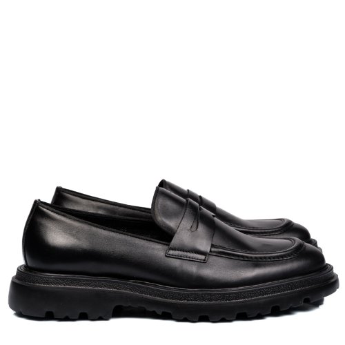 Mocasini negri piele naturala 4ve81