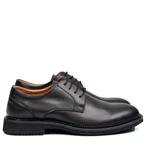 Pantofi negri piele naturala ha230834a-10
