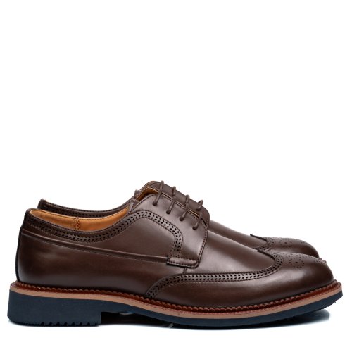 Pantofi maro piele naturala ha230834a