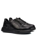 PANTOFI SPORT NEGRI PIELE NATURALA 4VE83