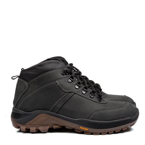 Ghete gri piele naturala 4ve331