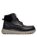 GHETE NEGRE PIELE NATURALA GVELOBO01