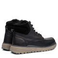 GHETE NEGRE PIELE NATURALA GVELOBO01