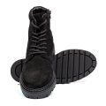 GHETE NEGRE PIELE NATURALA INTOARSA MVEH589H07