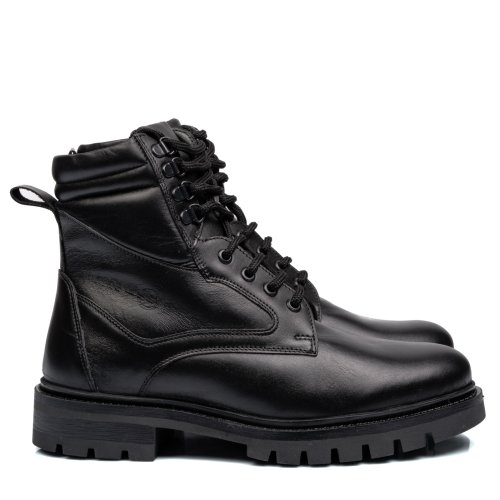 Ghete negre piele naturala 1ve50nev