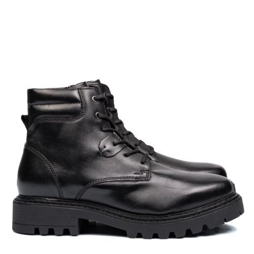 Ghete negre piele naturala mh589h08