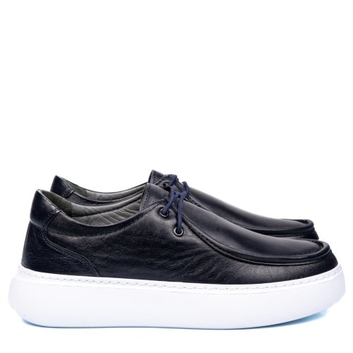 Mocasini bleumarin piele naturala 1ve0391