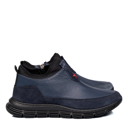 Ghete bleumarin piele naturala 2ve10