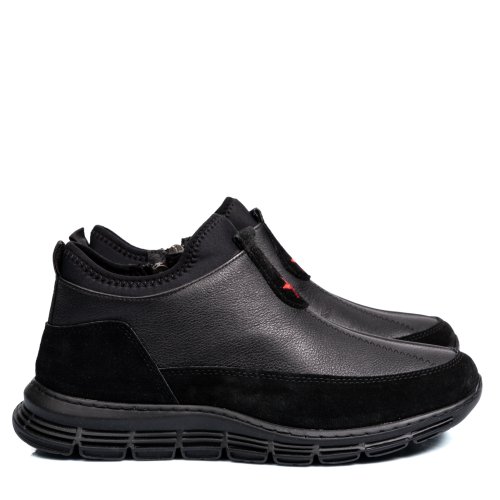 Ghete negre piele naturala 2ve10