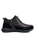 GHETE NEGRE PIELE NATURALA 2VE10