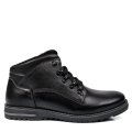 GHETE NEGRE PIELE NATURALA 5VE21