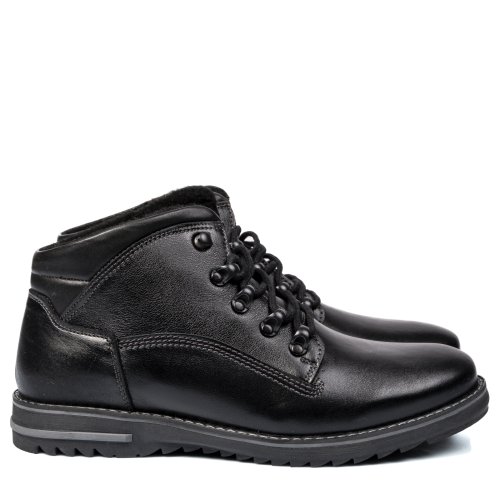Ghete negre piele naturala 5ve21