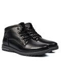 GHETE NEGRE PIELE NATURALA 5VE21