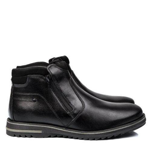 Ghete negre piele naturala 5ve22