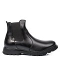 GHETE NEGRE PIELE NATURALA 5VE26