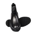 GHETE NEGRE PIELE NATURALA 5VE26