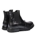 GHETE NEGRE PIELE NATURALA 5VE26