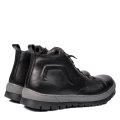 GHETE NEGRE PIELE NATURALA 1VE022