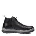 GHETE NEGRE PIELE NATURALA 1VE022
