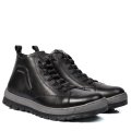 GHETE NEGRE PIELE NATURALA 1VE022