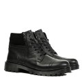 GHETE NEGRE PIELE NATURALA NVEFB018