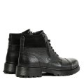 GHETE NEGRE PIELE NATURALA NVEFB018