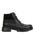 GHETE NEGRE PIELE NATURALA NVEFB018