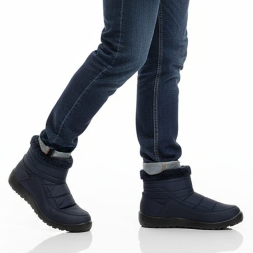 Cizme imblanite impermeabile navy hsp3012