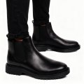GHETE NEGRE PIELE NATURALA MVEH047R02