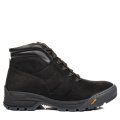 GHETE NEGRE PIELE NATURALA NABUK 3VE70