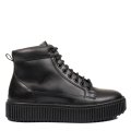 GHETE NEGRE PIELE NATURALA 4VE89