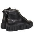 GHETE NEGRE PIELE NATURALA 4VE89