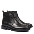 GHETE NEGRE PIELE NATURALA BVEPK120