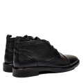 GHETE NEGRE PIELE NATURALA EKB-001