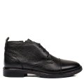 GHETE NEGRE PIELE NATURALA EKB-001