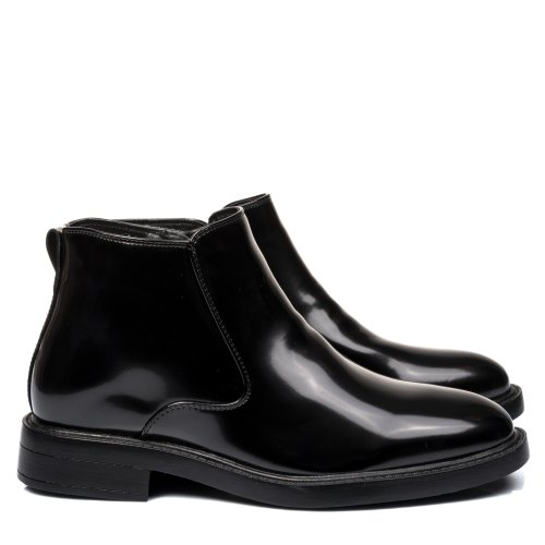 Ghete black shining mve33