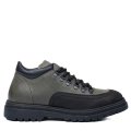 GHETE NEGRU VERDE PIELE NATURALA 4VE85