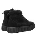 GHETE NEGRE PIELE NATURALA INTOARSA 4VE89