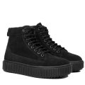 GHETE NEGRE PIELE NATURALA INTOARSA 4VE89