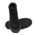 GHETE NEGRE PIELE NATURALA INTOARSA 4VE89