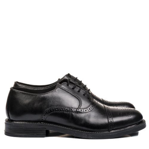 Pantofi negri piele naturala mves65r30