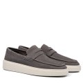 MOCASINI GRI PIELE NATURALA MVES-638R03