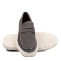 MOCASINI GRI PIELE NATURALA MVES-638R03