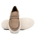 MOCASINI TAUPE PIELE NATURALA MVES-638R03