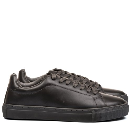Pantofi sport gri piele naturala mves115r01