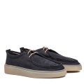 MOCASINI ALBASTRI PIELE NATURALA MVES-638R11