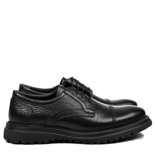 Pantofi negri piele naturla 1ve105